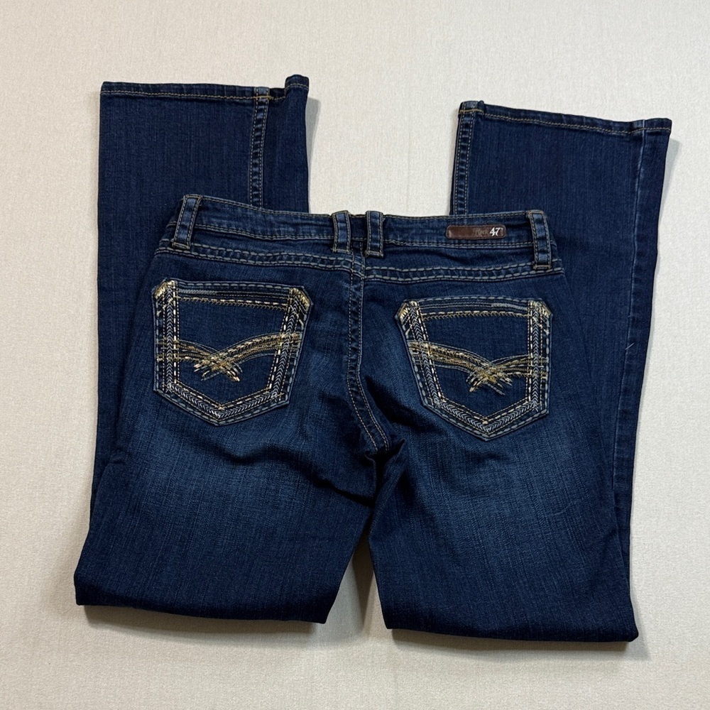 Wrangler Elegant Dark Blue Boot Cut Jeans